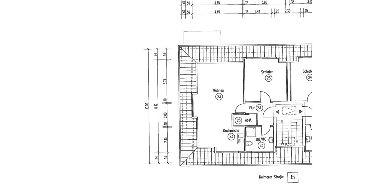 Dachgeschoßwohnung Dortmund Innenstadt West - 2 Zimmer, 47 m&sup2;, 620&euro; | Angebot:25921588