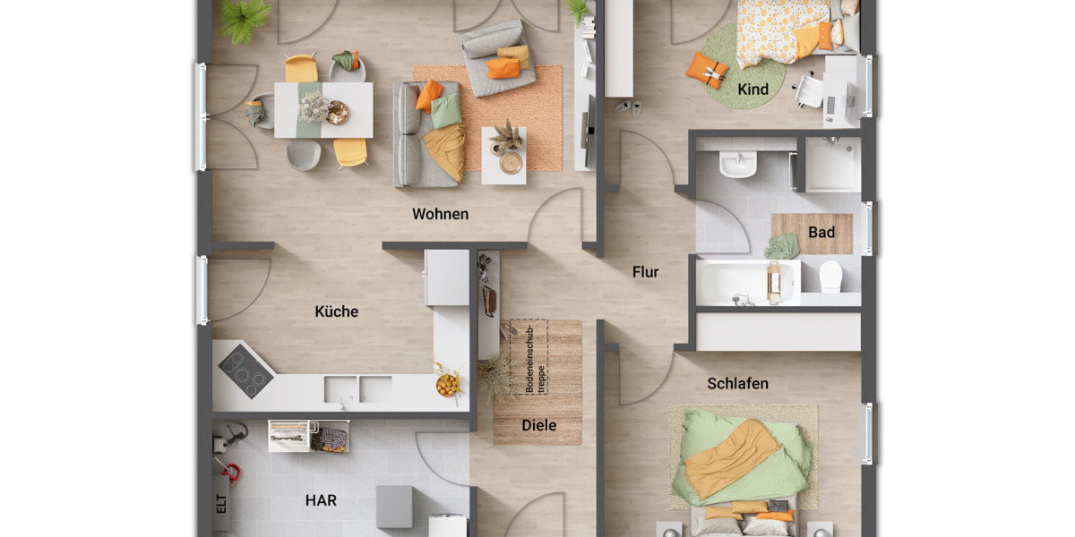 Mehrfamilienhaus, Wohnhaus Lünen Horstmar - 3 Zimmer, 92 m&sup2;, 227.950&euro; | Angebot:25681205