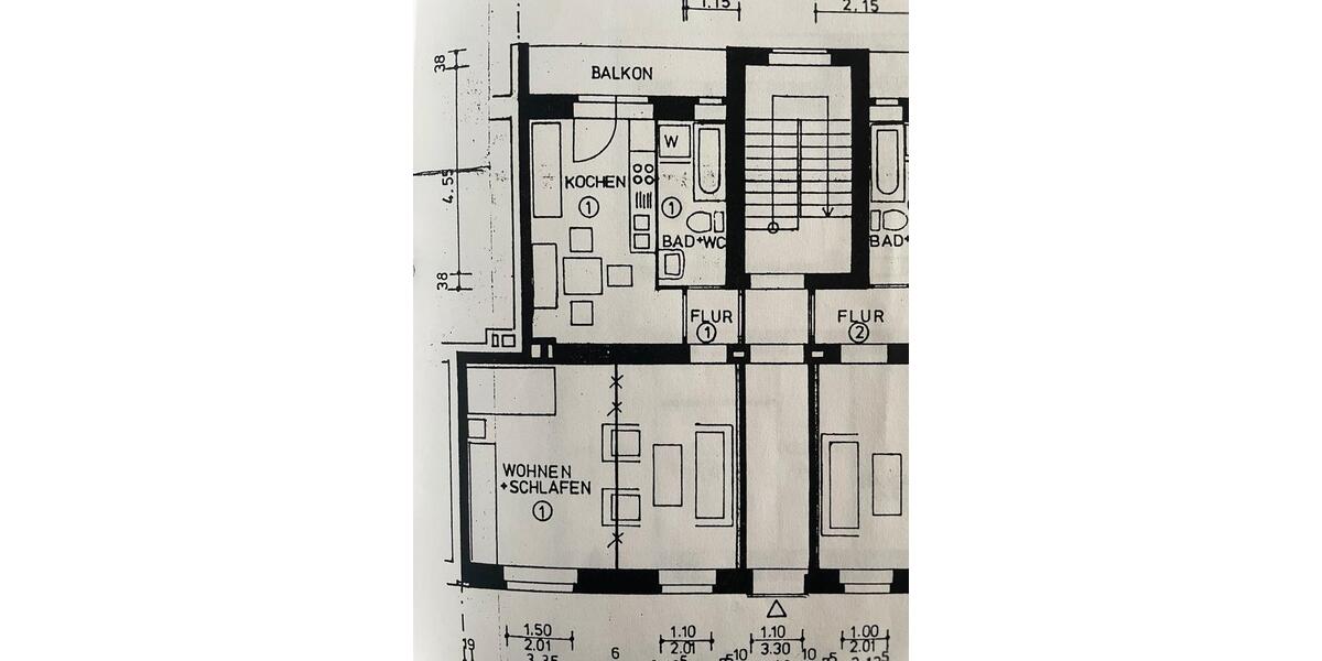 Erdgeschoßwohnung Dortmund Innenstadt Nord - 3 Zimmer, 47 m&sup2;, 119.000&euro; | Angebot:27000037