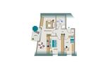 Dachgeschoßwohnung Ahlen - 3.5 Zimmer, 64 m&sup2;, 636&euro; | Angebot:26554664
