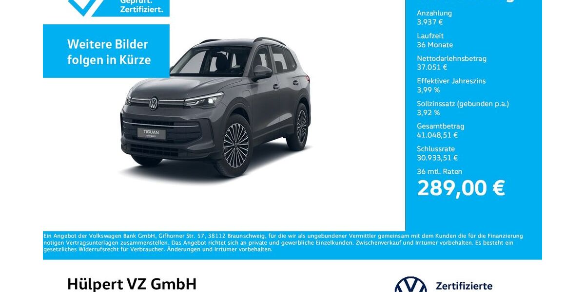 VW Tiguan 8.237 km 39.998 &euro; Dortmund 44379