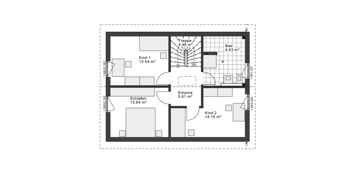 Einfamilienhaus Hamm Bockum - 3 Zimmer, 130 m&sup2;, 1.230&euro; | Angebot:24385478