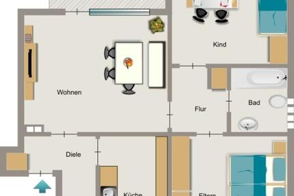 Wohnung Dortmund Aplerbeck - 3.5 Zimmer, 71 m&sup2;, 750&euro; | Angebot:26568669