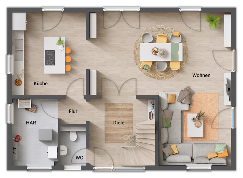Mehrfamilienhaus, Wohnhaus Kamen Südkamen - 5 Zimmer, 142 m&sup2;, 471.740&euro; | Angebot:25735338
