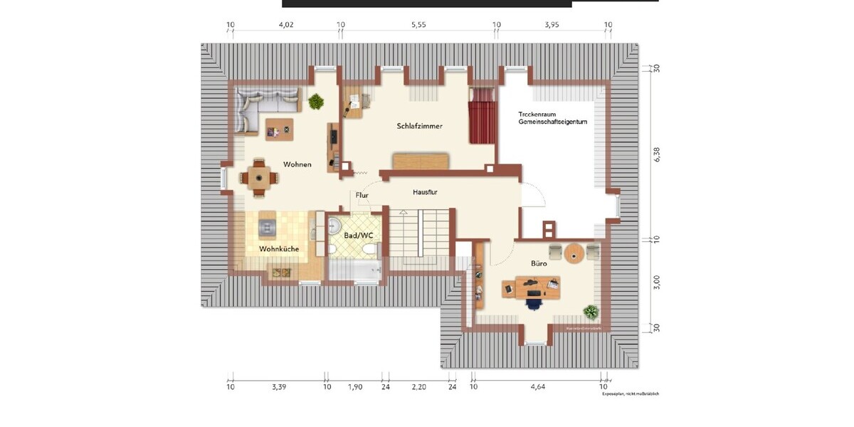 Klein aber Oho - Eigentumswohnung mit separater Nutzfläche - Dachgeschoßwohnung Dortmund - Westrich Westrich | Angebot:10160847