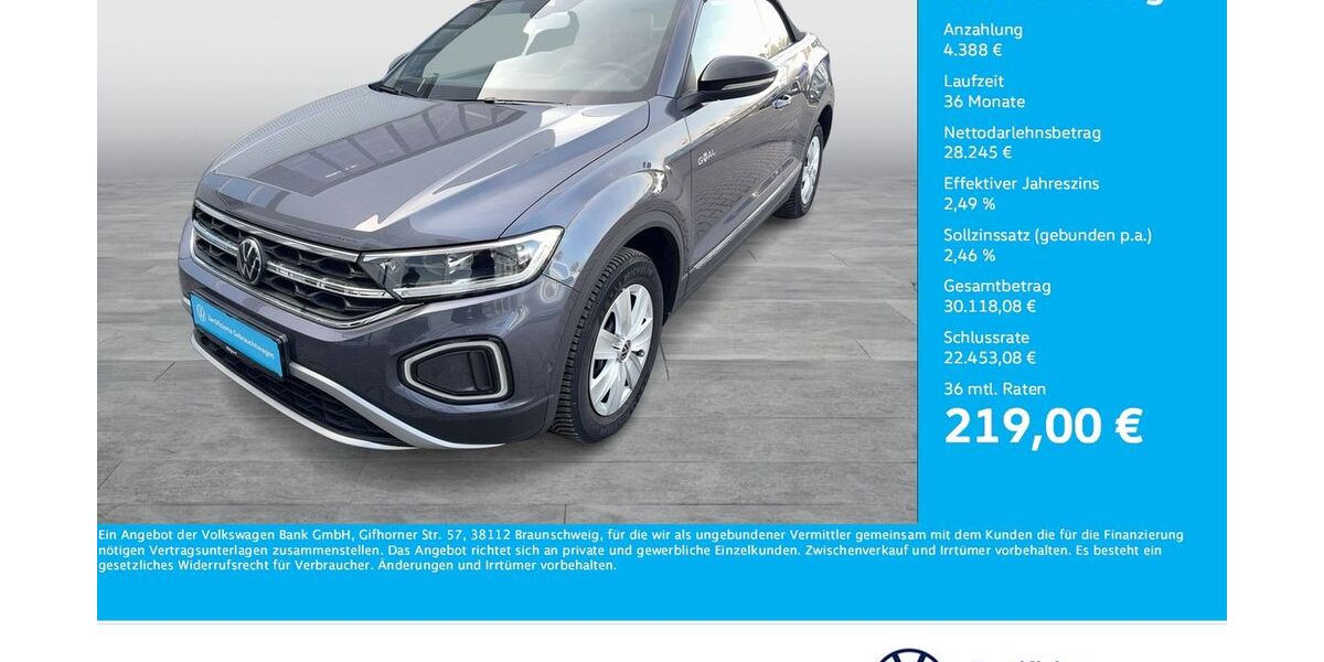 VW T-Roc 9.487 km 32.388 &euro; Dortmund 44141