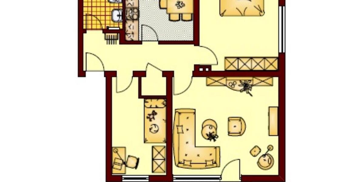 Etagenwohnung Hamm Daberg - 3 Zimmer, 71 m&sup2;, 461&euro; | Angebot:25900398