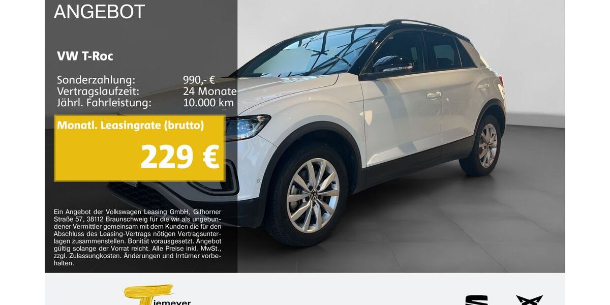 VW T-Roc 29.214 km 28.790 &euro; Hemer 58675