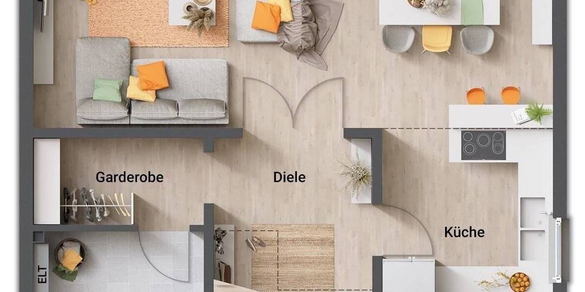 Mehrfamilienhaus, Wohnhaus Olfen Vinnum - 5 Zimmer, 145 m&sup2;, 299.350&euro; | Angebot:25674194