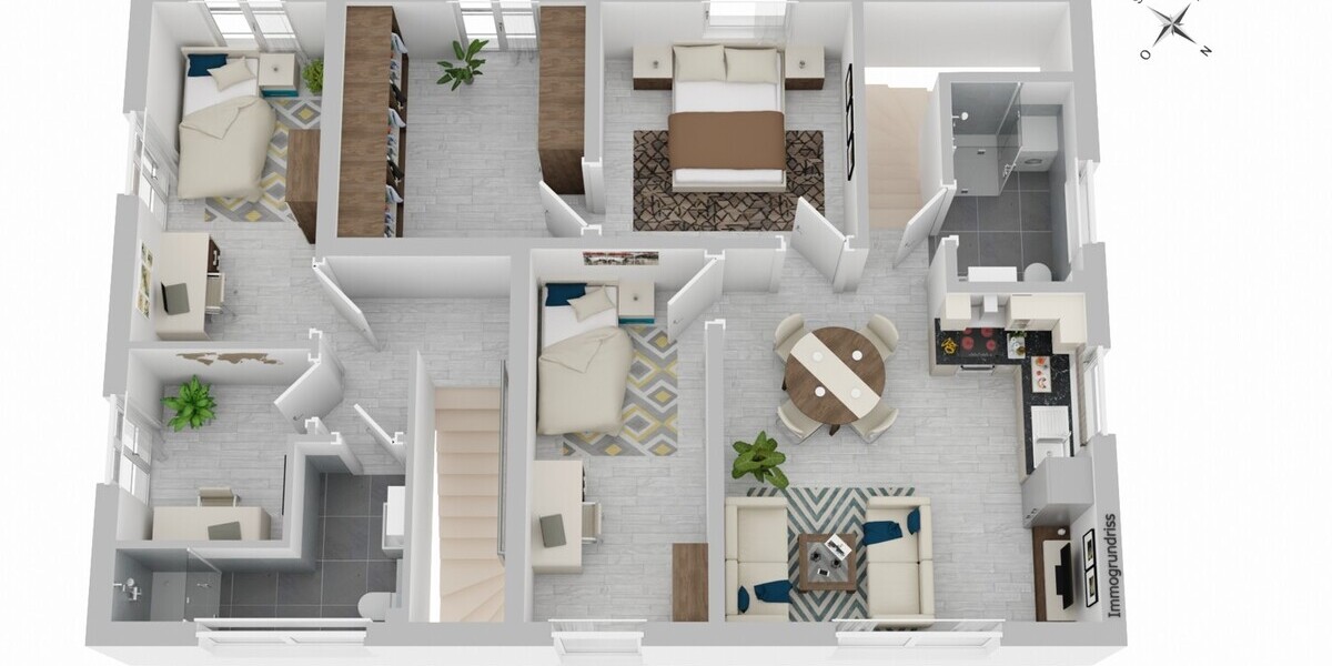 Attraktives Zweifamilienhaus in Olfen–modern, nachhaltig und mit KfW 40+ Standard - Zweifamilienhaus Olfen | Angebot:23089639