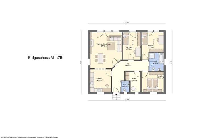 Einfamilienhaus Werl Blumenthal - 4 Zimmer, 107 m&sup2;, 445.061&euro; | Angebot:25661074