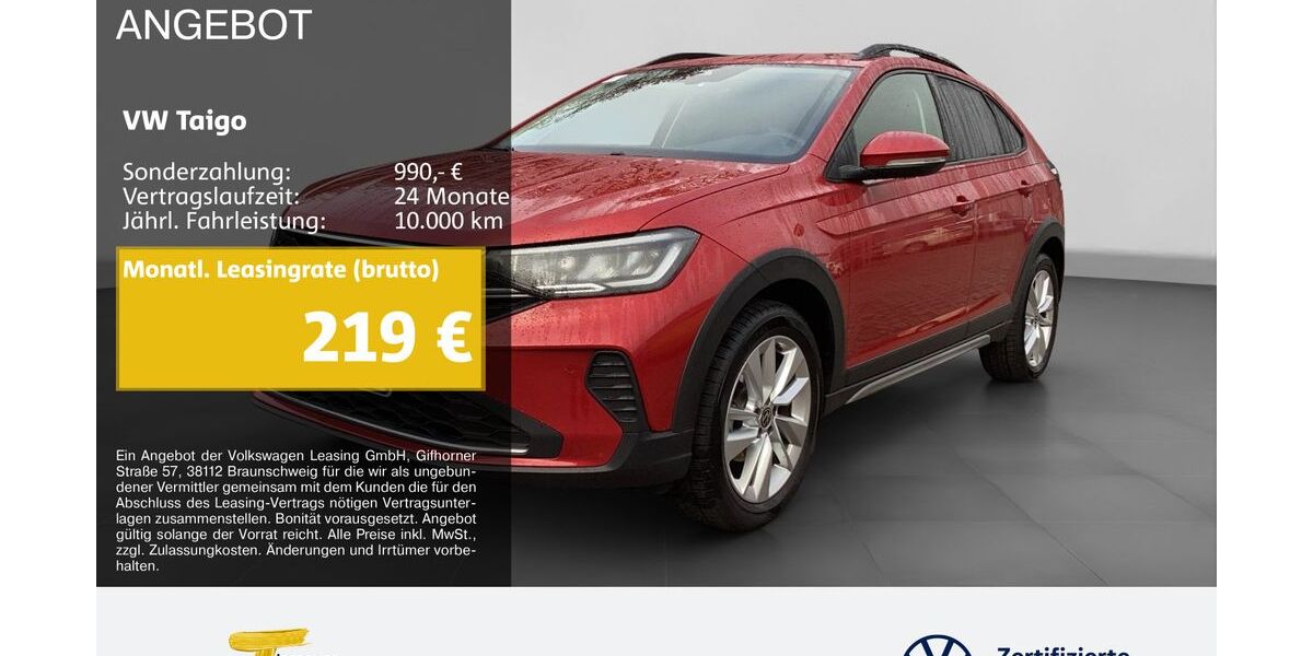 VW Taigo 13.266 km 24.650 &euro; Castrop-Rauxel 44575