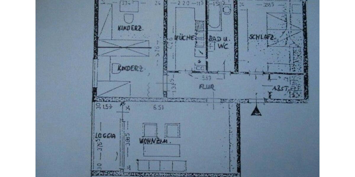 Etagenwohnung Bergkamen - 4 Zimmer, 91 m&sup2;, 135.000&euro; | Angebot:25901025