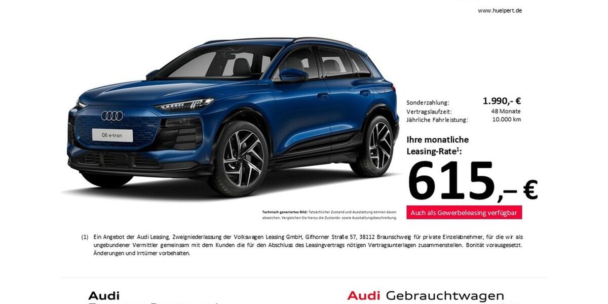 Audi Q6 e-tron 8.537 km 72.155 &euro; Dortmund 44143