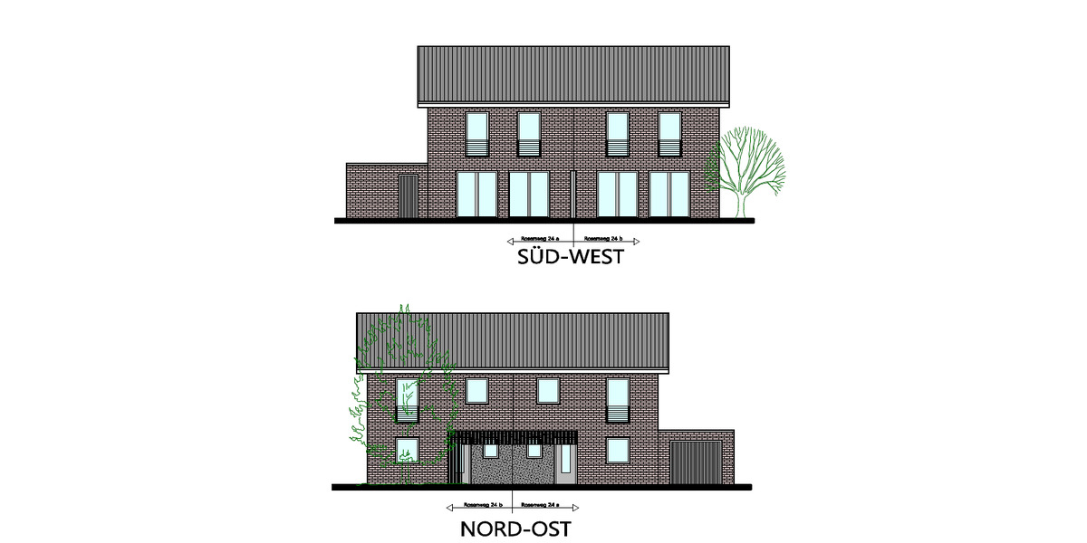 Doppelhaushälfte Olfen - 4 Zimmer, 137 m&sup2;, 1.890&euro; | Angebot:26536075