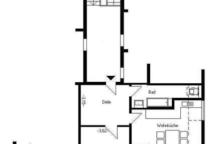 Wohnung Witten Witten-Mitte - 3.5 Zimmer, 92 m&sup2;, 660&euro; | Angebot:27327901