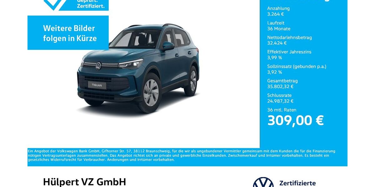 VW Tiguan 6.878 km 34.488 &euro; Dortmund 44379