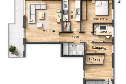 Wohnung Iserlohn Letmathe - 3 Zimmer, 85 m&sup2;, 807&euro; | Angebot:25884089