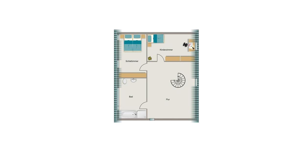 Etagenwohnung Castrop-Rauxel Becklem - 4.5 Zimmer, 93 m&sup2;, 765&euro; | Angebot:26615951
