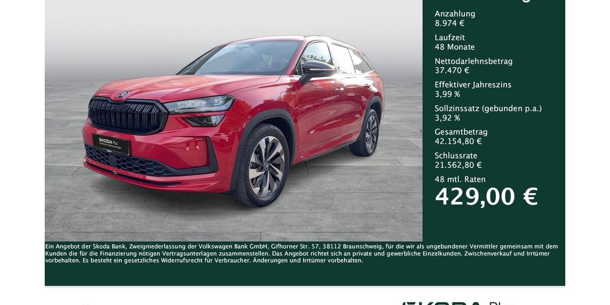 Skoda Kodiaq 10.301 km 45.777 &euro; Dortmund 44269