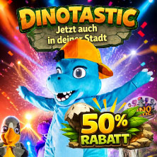 Dinotastic Live! Die Reise zum Feuervulkan 31.10.2026 Westfalenhalle
