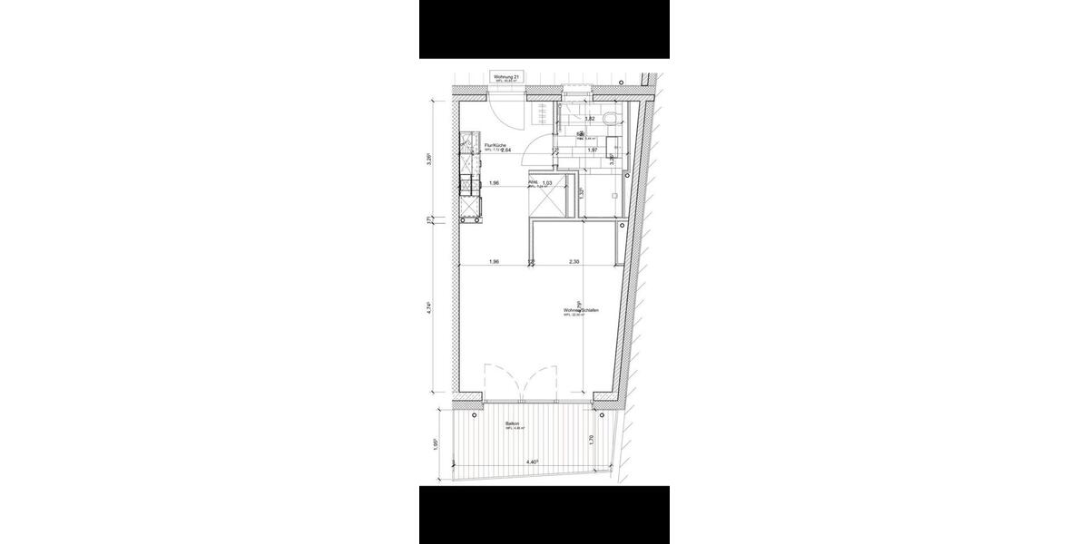 Etagenwohnung Hamm - 1 Zimmer, 41 m&sup2;, 612&euro; | Angebot:25350835