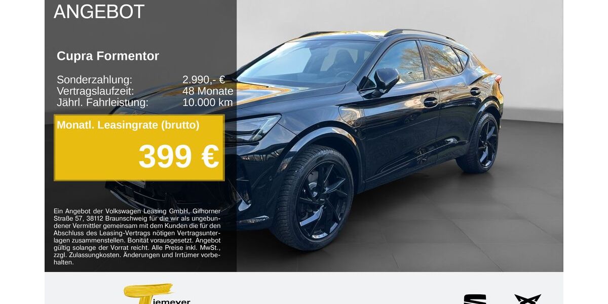 Cupra Formentor 8.900 km 41.580 &euro; Hemer 58675