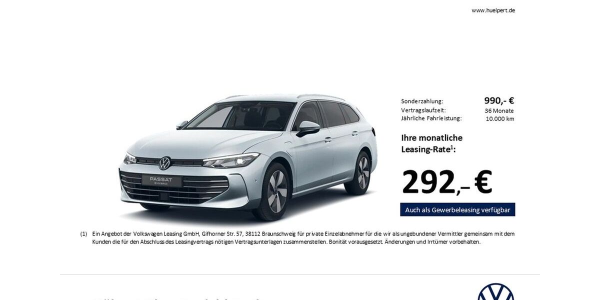 VW Passat Variant 14.185 km 36.898 &euro; Dortmund 44379