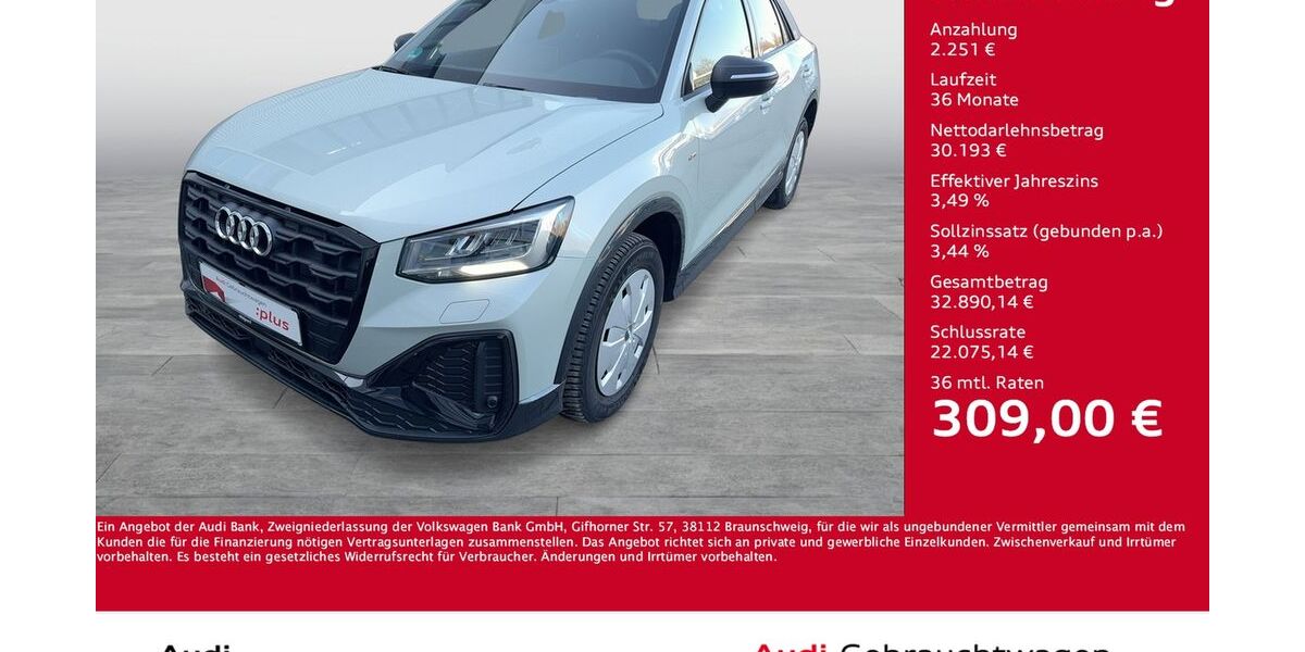 Audi Q2 7.941 km 31.488 &euro; Dortmund 44143